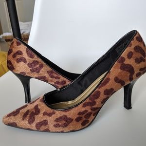 Animal print heels